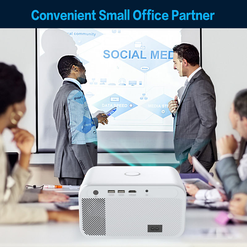HD Mini LED T5 Projector 2.2kg Andriod 9.0 Πολλαπλή σκηνή 110V-240V 50-60Hz