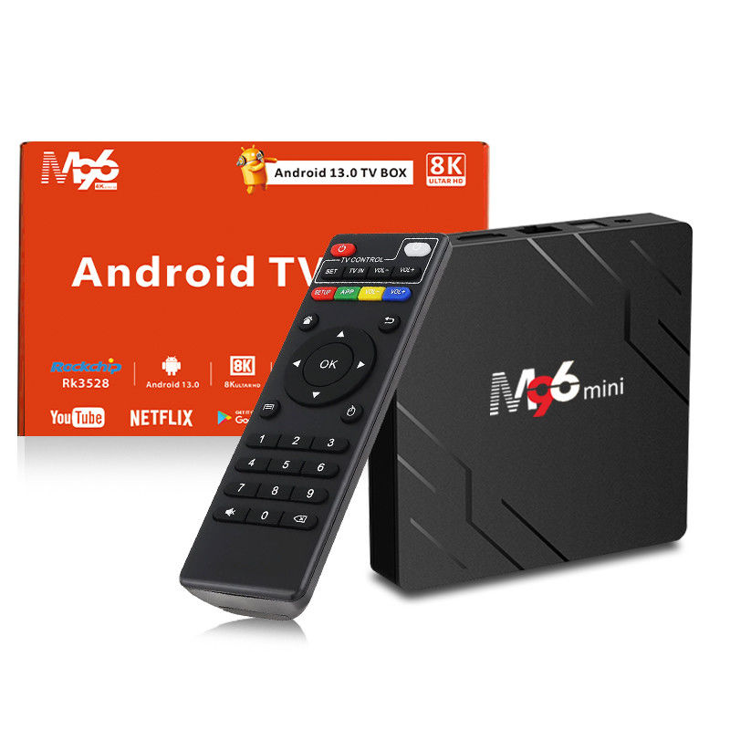 Ανθεκτικό Smart TV Box M96 Mini H.265 4K 75fps 10 Bit 2.4G 5G BT5.0WIFI6