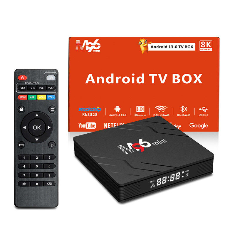 HDMI 2.1 Smart Media Box Ανθεκτικό, Φορητό Android TV Box Για Smart TV