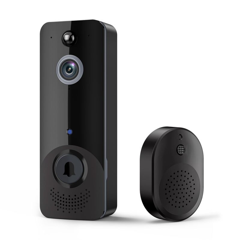 Η εφαρμογή Smart Wireless Ring Doorbell με χτύπημα 140 μοίρες Wide Angle Low Power Video Door Bell