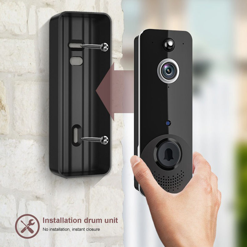 Η εφαρμογή Smart Wireless Ring Doorbell με χτύπημα 140 μοίρες Wide Angle Low Power Video Door Bell
